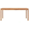 Image de vidaXL Table de jardin à manger 180x90x77 cm teck massif