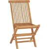 Image de vidaXL Klappbare Gartenstühle 4 Stk. Massivholz Teck