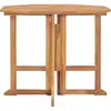 Image de vidaXL Table de jardin pliante 90x90x75 cm en teck massif
