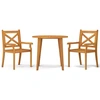 Image de vidaXL Ensemble de jardin 3 pièces en bois massif d'acacia