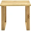 Image de vidaXL Table pour chaise longue 30x30x26 cm Bois de pin imprégné