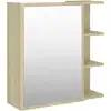 Image de vidaXL Armoire de toilette Chêne Sonoma 62,5x20,5x64 cm Bois composite