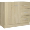 Image de vidaXL Armoire sous lavabo chêne Sonoma 63x30x54 cm Bois composite