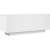 Image de vidaXL Armoire TV blanche 100x35x40 cm Bois composite