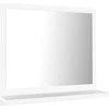 Image de vidaXL Miroir de salle de bain blanc 40x10,5x37 cm Bois composite