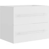 Image de vidaXL Armoire sous lavabo blanc 60x38,5x48 cm Bois composite