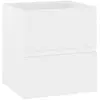 Image de vidaXL Meuble sous-lavabo blanc 41x38,5x45 cm Bois composite