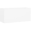 Image de vidaXL Armoire sous lavabo blanc 100x38,5x45 cm Bois composite
