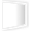 Image de vidaXL Miroir de salle de bain LED blanc 60x8,5x37 cm acrylique