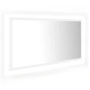 Image de vidaXL Miroir de salle de bain LED blanc 90x8,5x37 cm acrylique