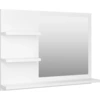 Image de vidaXL Miroir de salle de bain blanc 60x10,5x45 cm Bois composite