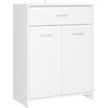 Image de vidaXL Armoire de salle de bain blanche 60x33x80 cm Bois composite