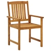 Image de vidaXL Chaises de jardin avec coussins 2 pcs. Bois massif acacia