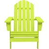 Image de vidaXL Chaise de jardin Adirondack en bois massif de sapin vert
