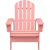 Image de vidaXL Chaise de jardin Adirondack en bois massif de sapin rose