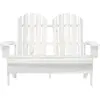Image de vidaXL Banc de jardin Adirondack 2 places en bois massif de sapin blanc