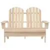 Image de vidaXL Banc de jardin Adirondack 2 places en bois massif de sapin