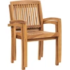 Image de vidaXL Chaises de jardin 2 pcs. avec coussins bleus teck massif