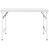 Image de vidaXL Table de travail de cuisine pliante 120x60x80 cm inox