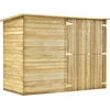 Image de vidaXL Garage à vélos 232x110x170 cm Bois de pin imprégné
