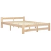 Image de vidaXL Lit en bois massif pin 140x200 cm