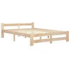 Image de vidaXL Lit en bois massif pin 160x200 cm