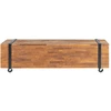 Image de vidaXL Armoire TV 110x30x32,5 cm bois massif teck