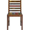 Image de vidaXL Chaises de salle à manger 2 pcs. Vieux bois massif