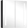 Image de vidaXL Armoire à miroir LED pour salle de bain 62x14x60 cm
