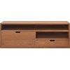 Image de vidaXL Armoire TV 110x30x40 cm teck massif