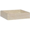 Image de vidaXL Vasque Crème 40x40x10 cm Marbre