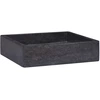 Image de vidaXL Lavabo noir 40x40x10 cm marbre