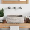 Image de vidaXL Lavabo Gris 30x30x13 cm Marbre