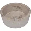 Image de Lavabo gris Ø40x15 cm marbre