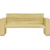 Image de Banc de jardin avec coussin anthracite 179 cm Pin imprégné