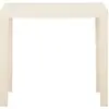 Image de vidaXL Table de jardin blanche 79x65x72 cm plastique