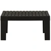 Image de vidaXL Table de jardin Lounge plastique gris