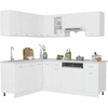 Image de vidaXL Ensemble de cuisine 11 pièces blanc panneau de particules