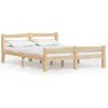 Image de vidaXL Lit en bois massif pin 140x200 cm