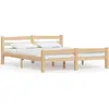 Image de vidaXL Lit en bois massif pin 160x200 cm