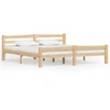 Image de vidaXL Lit en bois massif de pin 180x200 cm