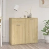 Image de vidaXL Sideboard chêne Sonoma 80x36x75 cm bois composite