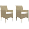 Image de vidaXL Ensemble de jardin 5 pièces Beige