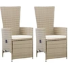 Image de vidaXL Ensemble de jardin 5 pièces Beige
