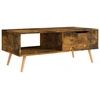 Image de vidaXL Table basse chêne fumé 100x49,5x43 cm Bois composite