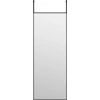 Image de vidaXL Miroir de porte noir 30x80 cm verre et aluminium