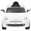 Image de vidaXL Voiture électrique pour enfants Fiat 500 Blanc
