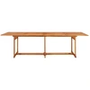 Image de vidaXL Table de jardin à manger 280x90x75 cm en bois massif d'acacia