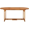 Image de vidaXL Table de jardin à manger 180x90x75 cm en bois massif d'acacia