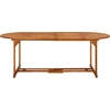 Image de vidaXL Table de jardin à manger 220x90x75 cm en bois massif d'acacia